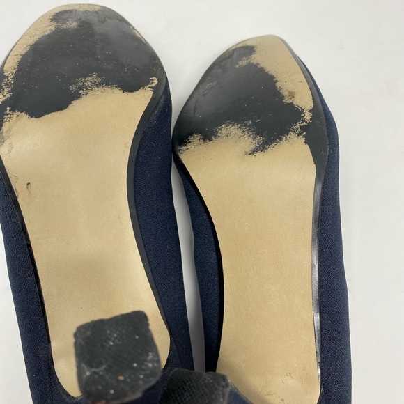 Women’s Navy Blue Heels Size 10M - Picture 10 of 10